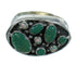 Southwestern Silver Opal And Turquoise Jewelry Ring Size 6-3/4 YX68926